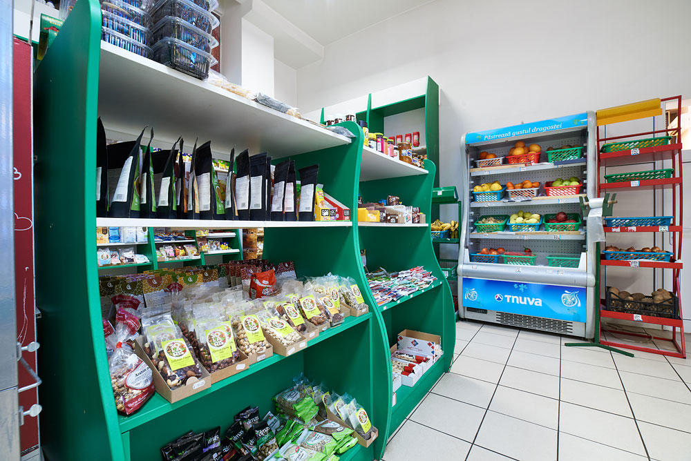 Rafturile cu produse alimentare